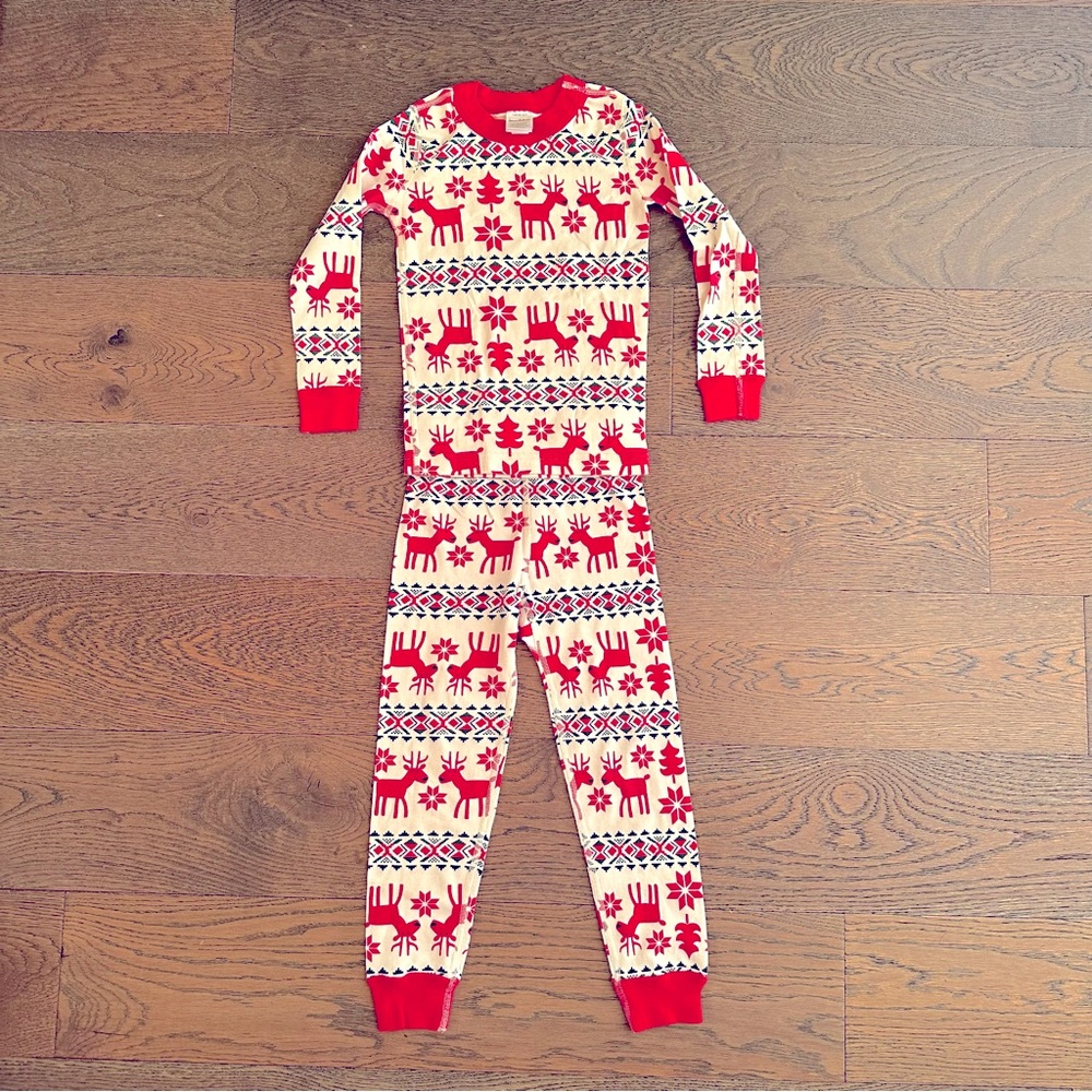 holiday hanna anderson pjs, 5t, excellent condition